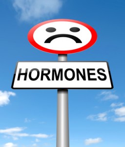Hormones concept.
